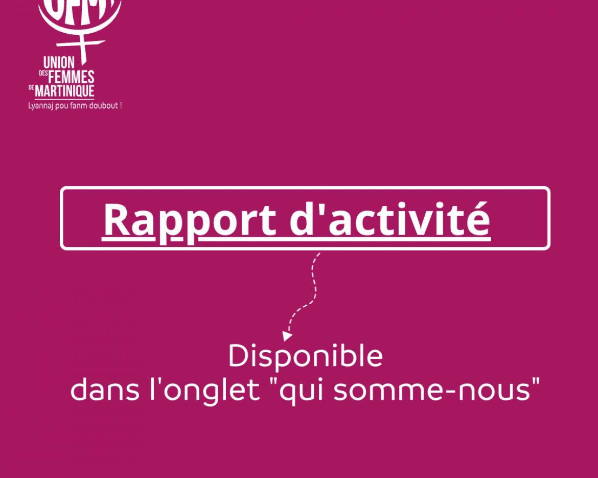 Retrouvrez notre rapportd’activité