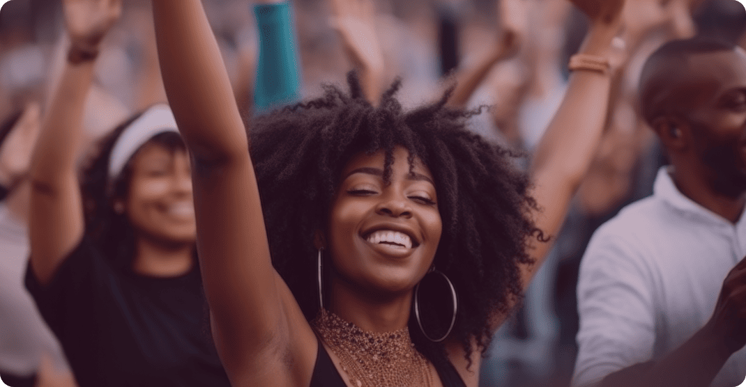 Union des femmes femme heureuse