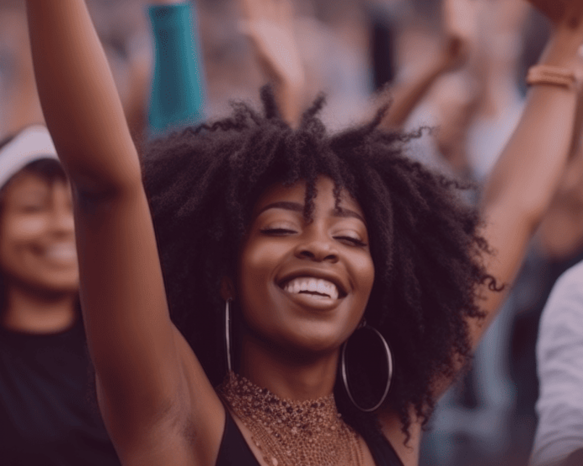 Union des femmes femme heureuse