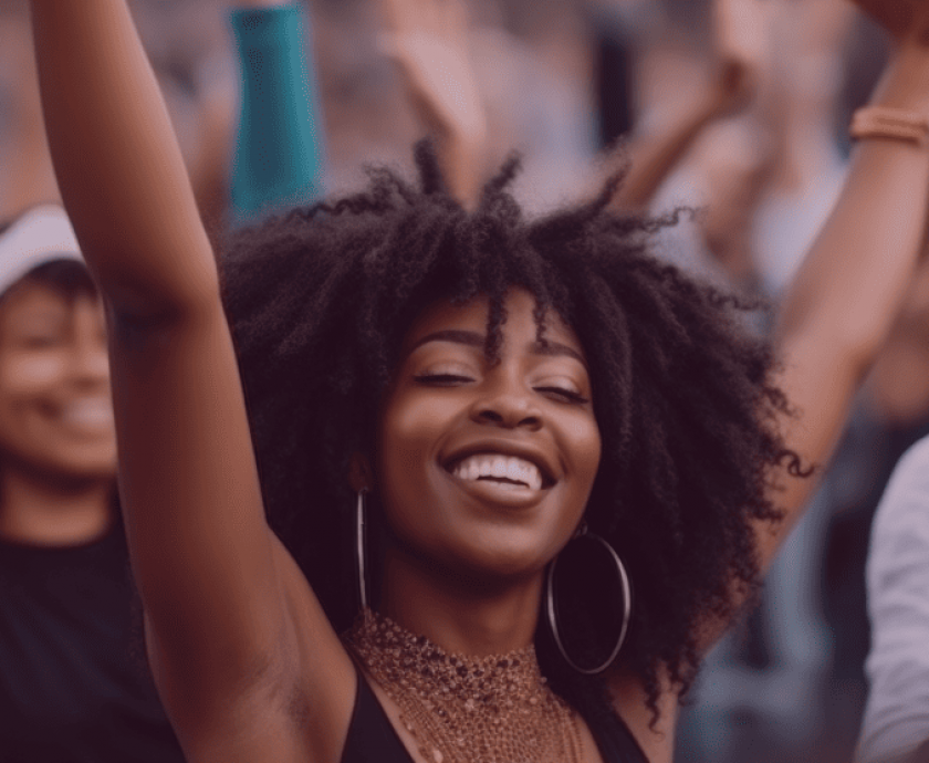 Union des femmes femme heureuse